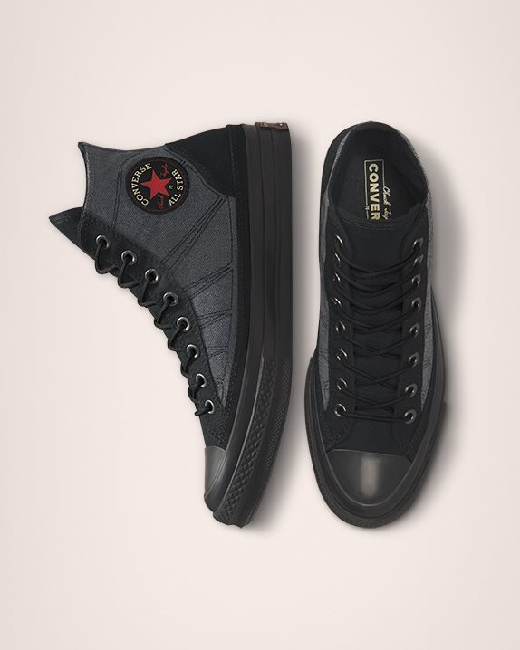 Unisex Converse Chuck 70 GORE-TEX Counter Climate High Top Black - Click Image to Close