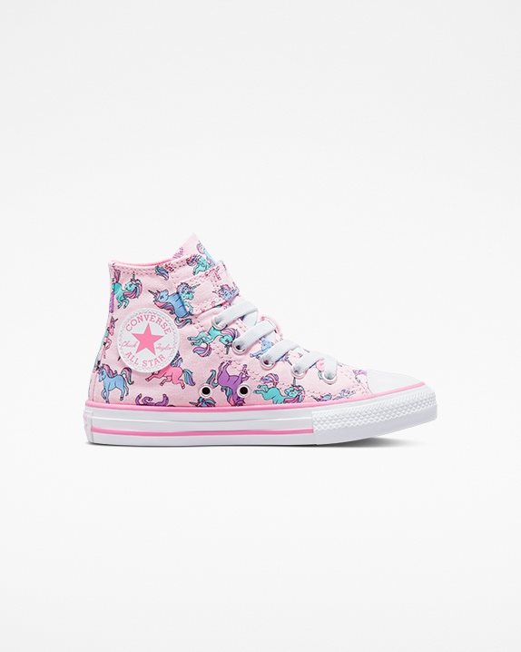 Chuck Taylor All Star 1V Unicorns Junior High Top Pink Foam - Click Image to Close