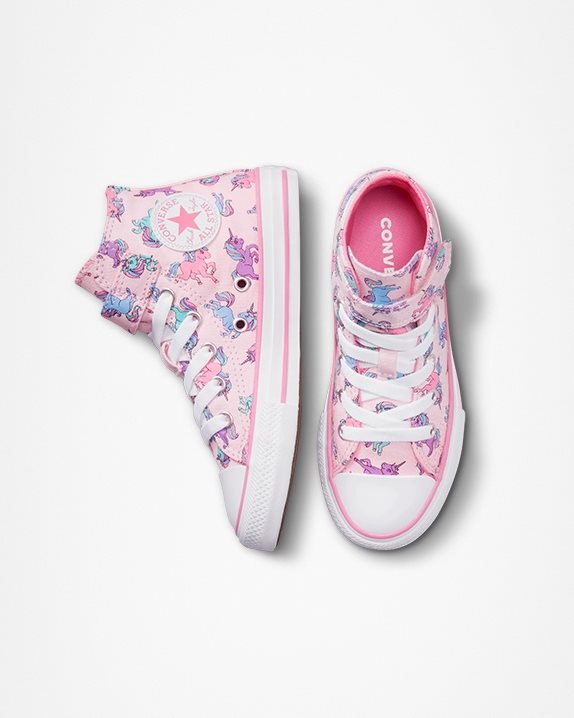 Chuck Taylor All Star 1V Unicorns Junior High Top Pink Foam - Click Image to Close