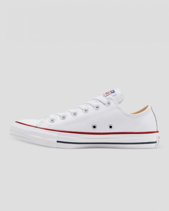 Unisex Converse Chuck Taylor All Star Leather Low Top White