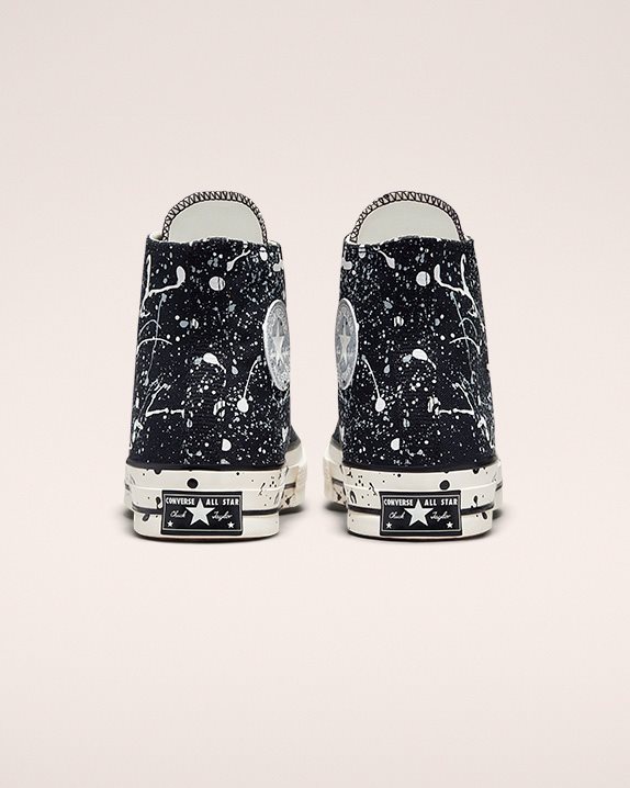 Unisex Converse Chuck 70 Paint Splatter High Top Black