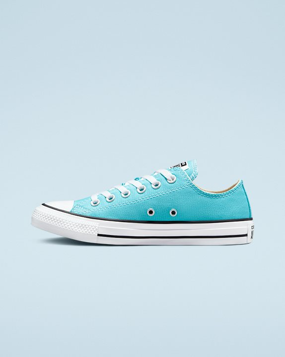 Unisex Converse Chuck Taylor All Star Seasonal Colour Low Top Fly Blue - Click Image to Close