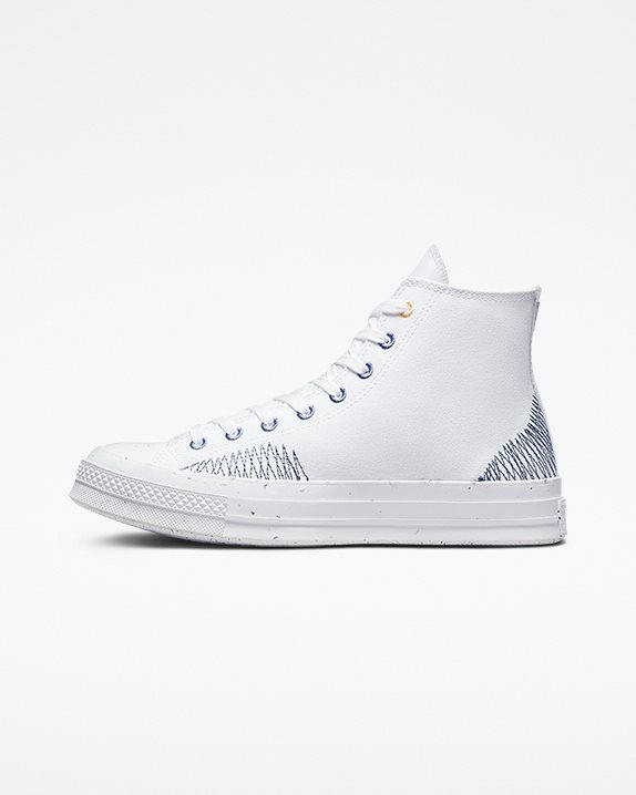 Unisex Converse Chuck 70 Renew Redux High Top White - Click Image to Close