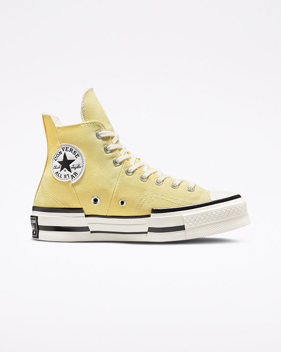 Unisex Converse Chuck 70 Plus Trance Foam High Top Soft Sunshine - Click Image to Close