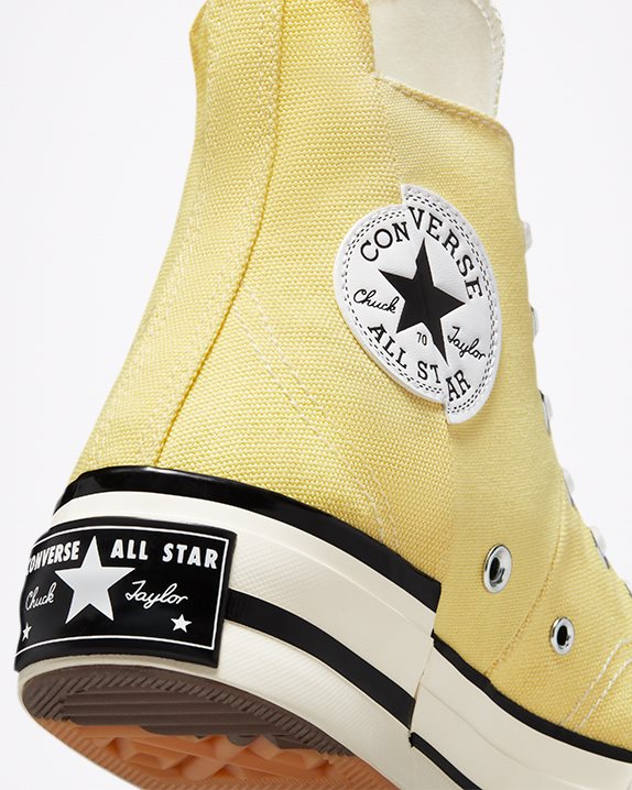 Unisex Converse Chuck 70 Plus Trance Foam High Top Soft Sunshine