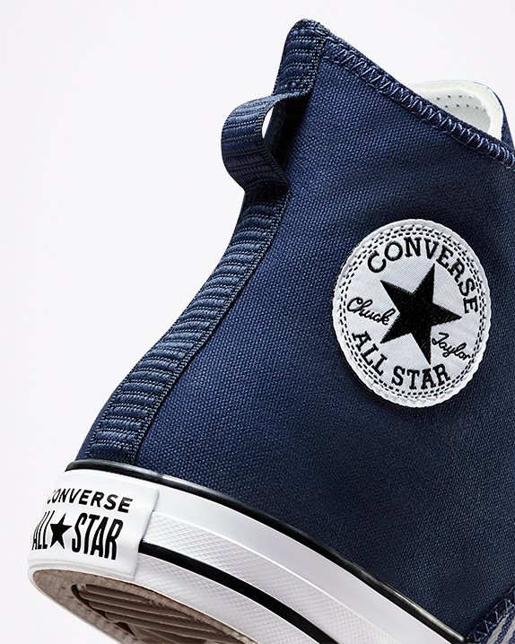 Unisex Converse Chuck Taylor All Star Hickory Stripe High Top Midnight Navy