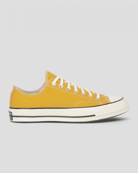 Unisex Converse Chuck 70 Vintage Canvas Low Top Sunflower Yellow - Click Image to Close