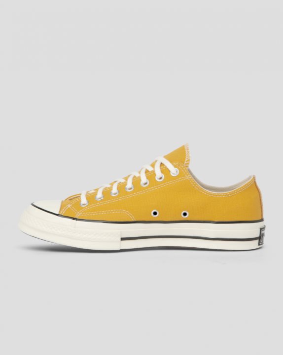 Unisex Converse Chuck 70 Vintage Canvas Low Top Sunflower Yellow - Click Image to Close