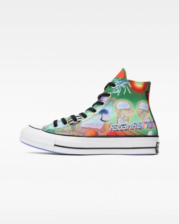 Unisex Converse Chuck 70 Outdoor Rave High Top Prism Green - Click Image to Close