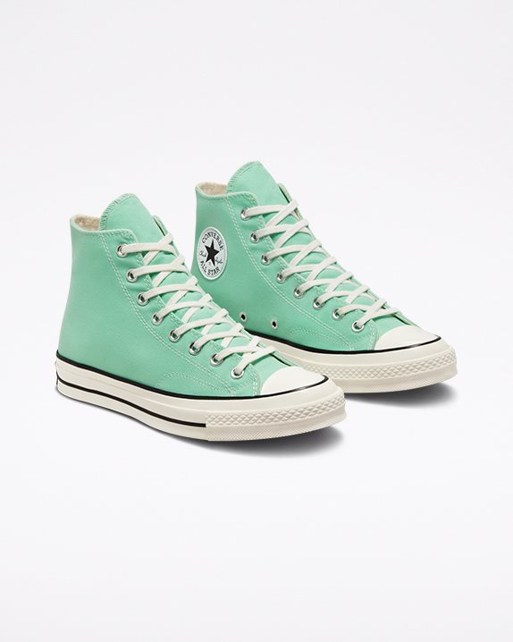 Unisex Converse Chuck 70 Seasonal Colour High Top Prism Green - Click Image to Close