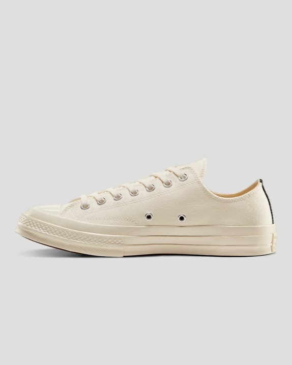 Unisex Converse X Comme des Gar?ons Chuck 70 Play Low Top Milk