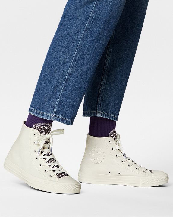 Womens Converse Chuck Taylor All Star Desert Camo High Top Egret - Click Image to Close