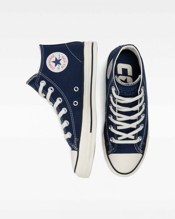 Unisex Converse Chuck Taylor All Star Pro Renew Canvas Mid Midnight Navy - Click Image to Close