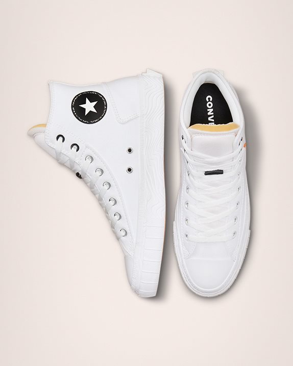 Unisex Converse Chuck Taylor Alt Star Canvas High Top White