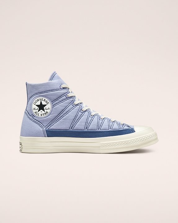 Unisex Converse Chuck 70 Hiking Stitched High Top Serene Sapphire - Click Image to Close