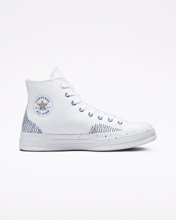 Unisex Converse Chuck 70 Renew Redux High Top White