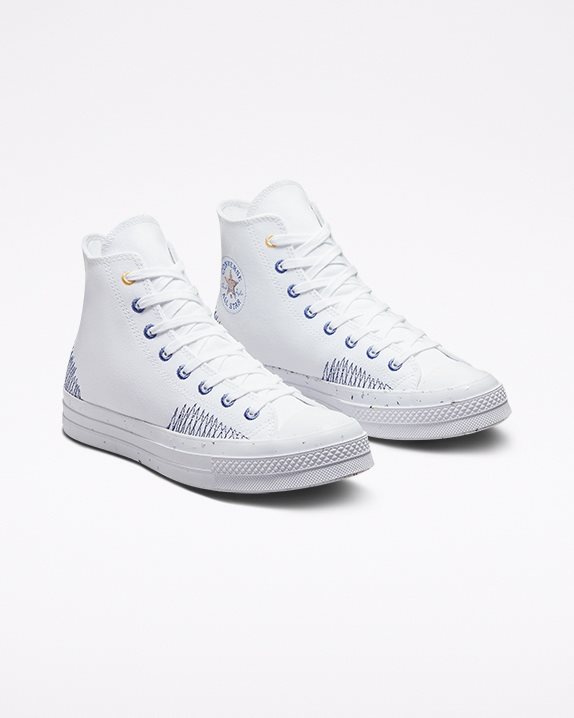 Unisex Converse Chuck 70 Renew Redux High Top White - Click Image to Close