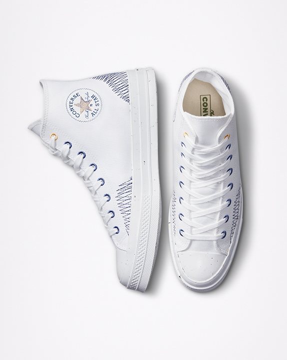 Unisex Converse Chuck 70 Renew Redux High Top White - Click Image to Close