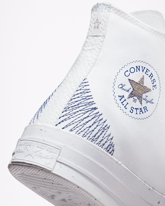 Unisex Converse Chuck 70 Renew Redux High Top White