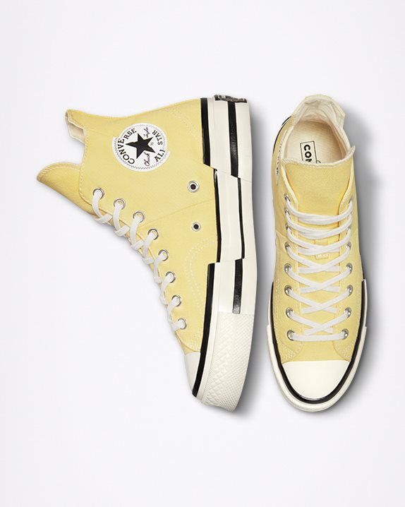 Unisex Converse Chuck 70 Plus Trance Foam High Top Soft Sunshine - Click Image to Close