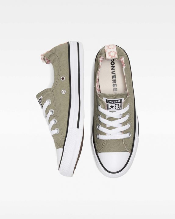 Womens Converse Chuck Taylor All Star Shoreline Desert Rave Slip Light Field Surplus - Click Image to Close