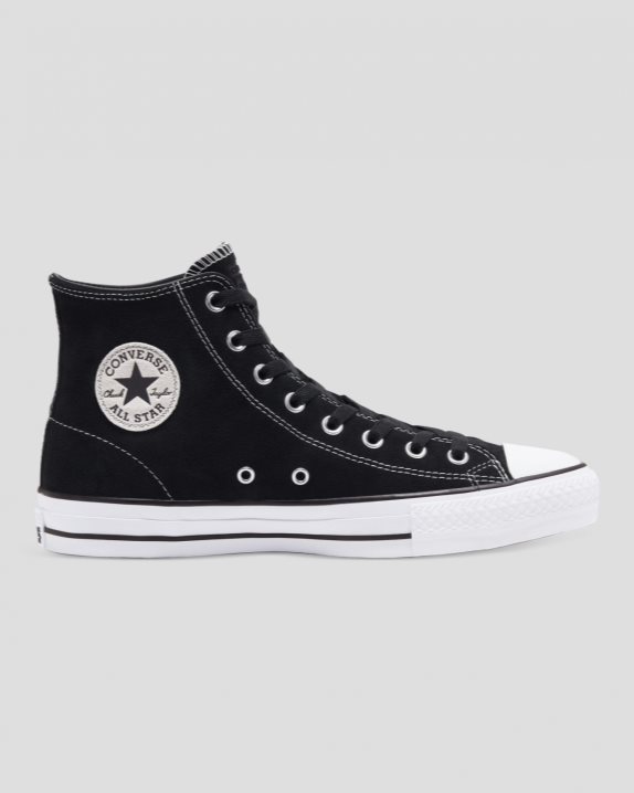 Chuck Taylor All Star Pro Suede High Top Black - Click Image to Close