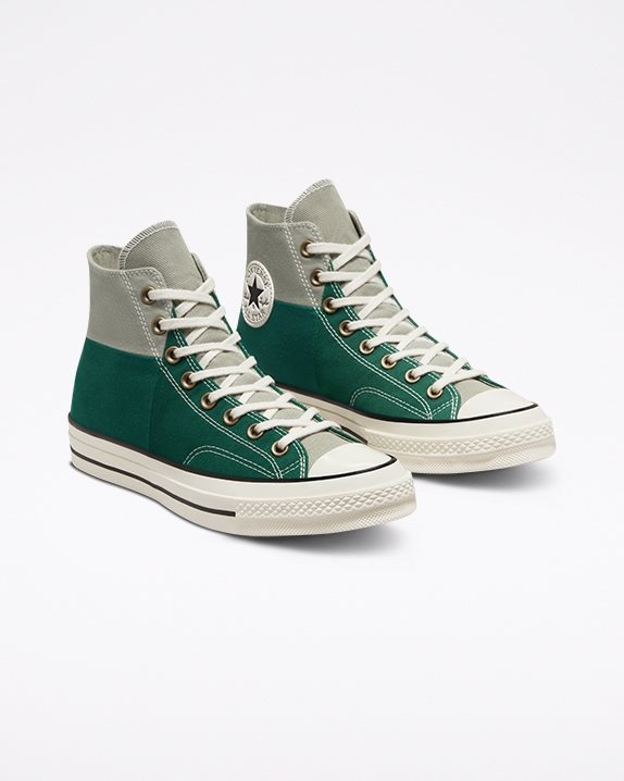 Unisex Converse Chuck 70 Colourblocked High Top Light Field Surplus - Click Image to Close