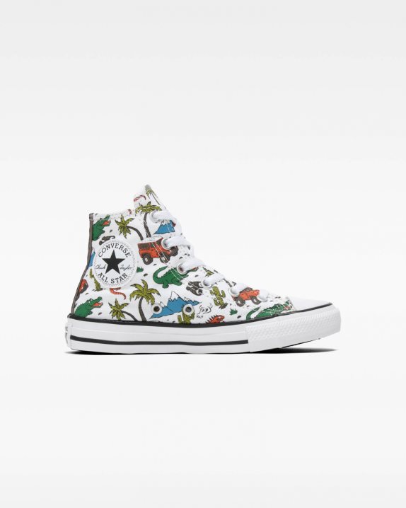 Chuck Taylor All Star Desert Explorer Junior High Top White - Click Image to Close