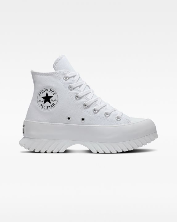 Unisex Converse Chuck Taylor All Star Lugged 2.0 High Top White - Click Image to Close