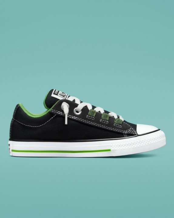 Chuck Taylor All Star Street Lace Loop Junior Low Top Black