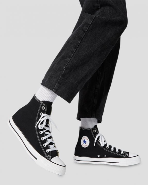 Unisex Converse Chuck Taylor All Star Classic Colour High Top Black - Click Image to Close