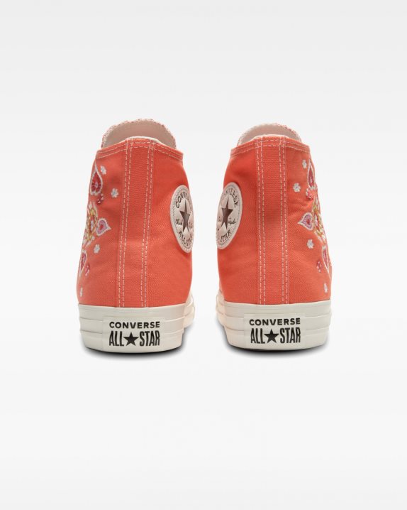 Womens Converse Chuck Taylor All Star Festival High Top Bright Madder - Click Image to Close