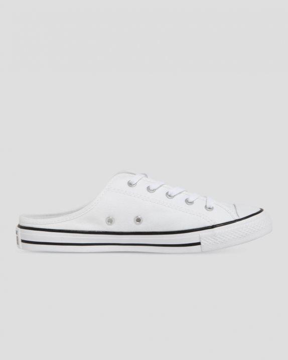 Womens Converse Chuck Taylor Dainty Mule Slip White - Click Image to Close