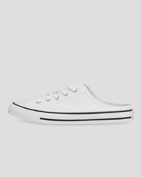 Womens Converse Chuck Taylor Dainty Mule Slip White - Click Image to Close