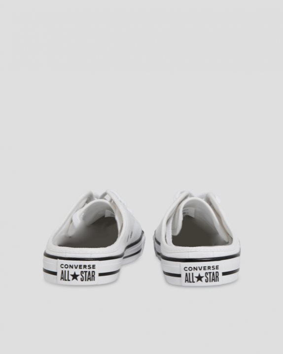 Womens Converse Chuck Taylor Dainty Mule Slip White - Click Image to Close