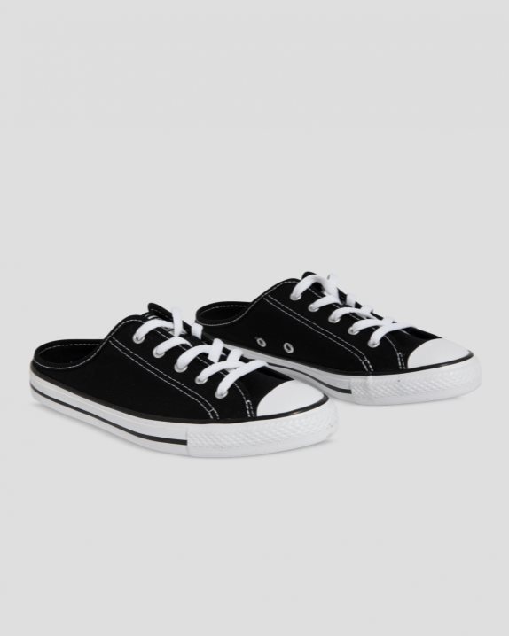 Womens Converse Chuck Taylor Dainty Mule Slip Black - Click Image to Close