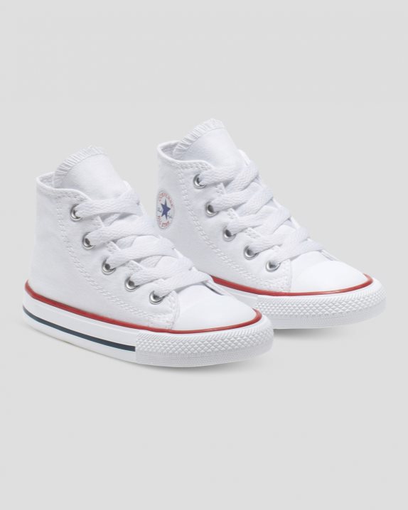 Chuck Taylor All Star Toddler High Top White - Click Image to Close