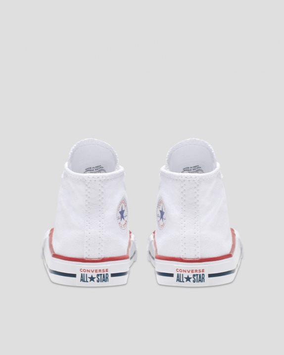 Chuck Taylor All Star Toddler High Top White - Click Image to Close