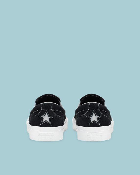 Unisex Converse One Star CC Slip On Black - Click Image to Close