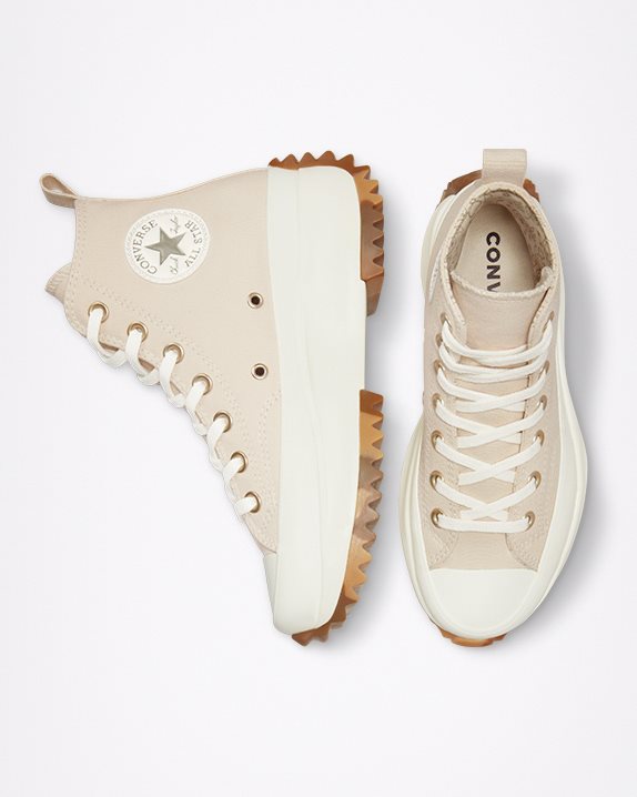 Unisex Converse Run Star Hike Festival Golden Mind High Top Natural Ivory - Click Image to Close