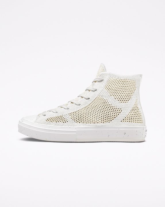 Unisex Converse Chuck 70 Engineered Knit Renew Redux High Top White