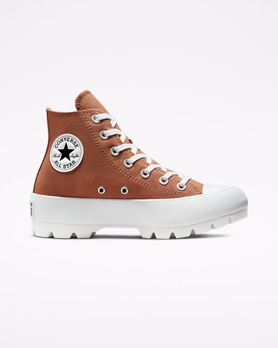 Womens Converse Chuck Taylor All Star Lugged Seasonal Colour High Top Mineral Clay