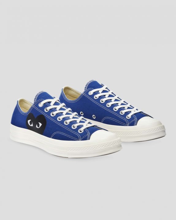 Unisex Converse X Comme des Gar?ons Chuck 70 Play Low Top Blue Quartz