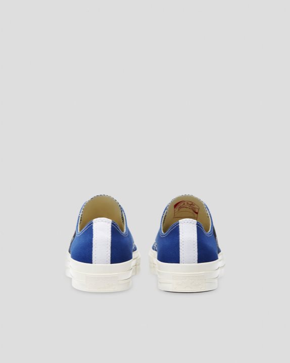 Unisex Converse X Comme des Gar?ons Chuck 70 Play Low Top Blue Quartz - Click Image to Close