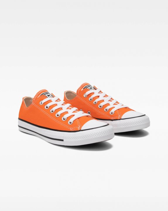 Unisex Converse Chuck Taylor All Star Seasonal Colour Low Top Orange