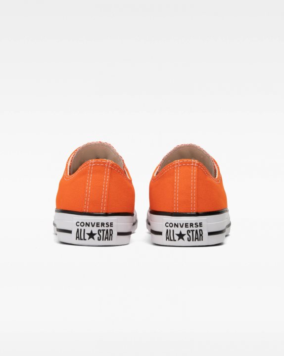 Unisex Converse Chuck Taylor All Star Seasonal Colour Low Top Orange - Click Image to Close