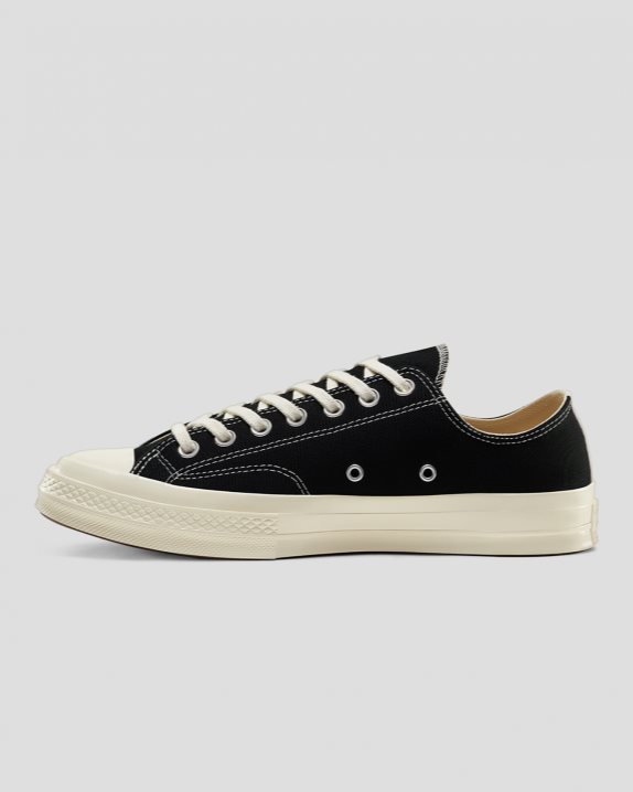 Unisex Converse X Comme des Gar?ons Chuck 70 Play Low Top Black - Click Image to Close
