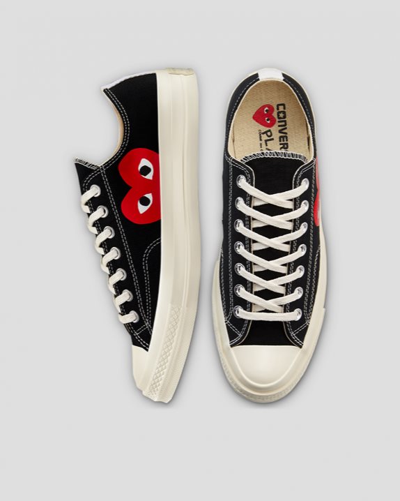 Unisex Converse X Comme des Gar?ons Chuck 70 Play Low Top Black