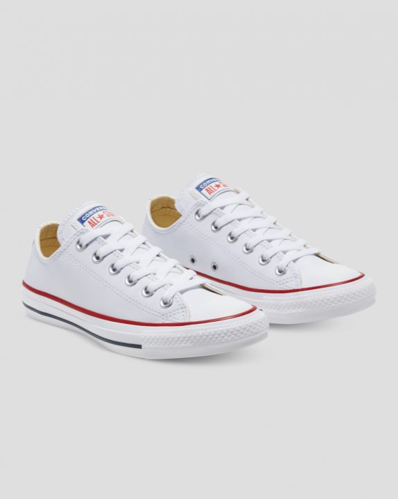 Unisex Converse Chuck Taylor All Star Leather Low Top White