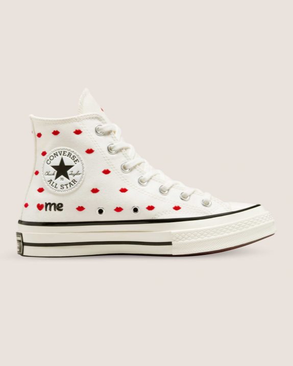 Unisex Converse Chuck 70 Crafted With Love High Top Vintage White